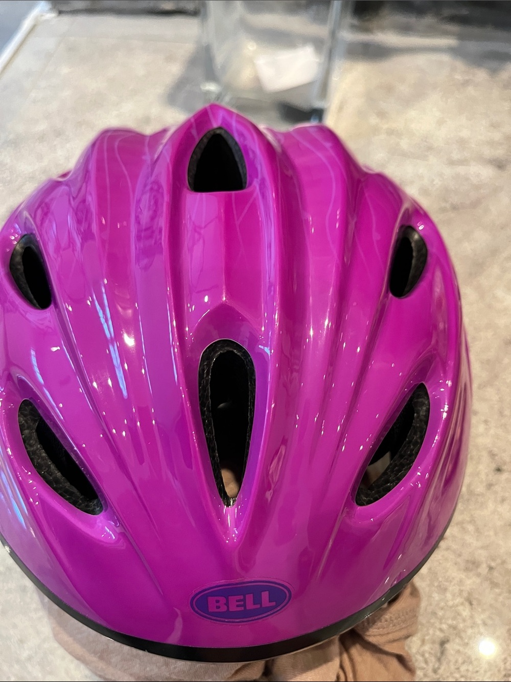 Kids Purple Bike Helmet - Ventilated Safety Helmet